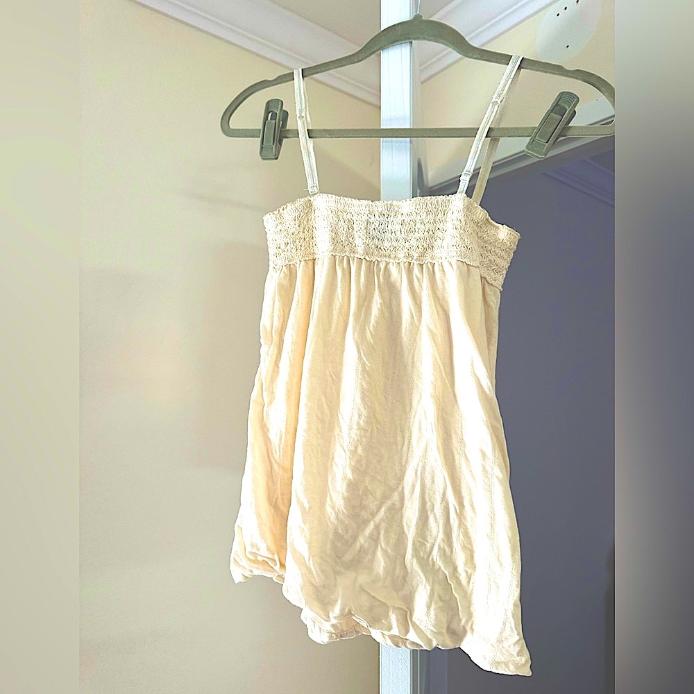 Abercrombie and Fitch Y2K spaghetti strap babydoll top